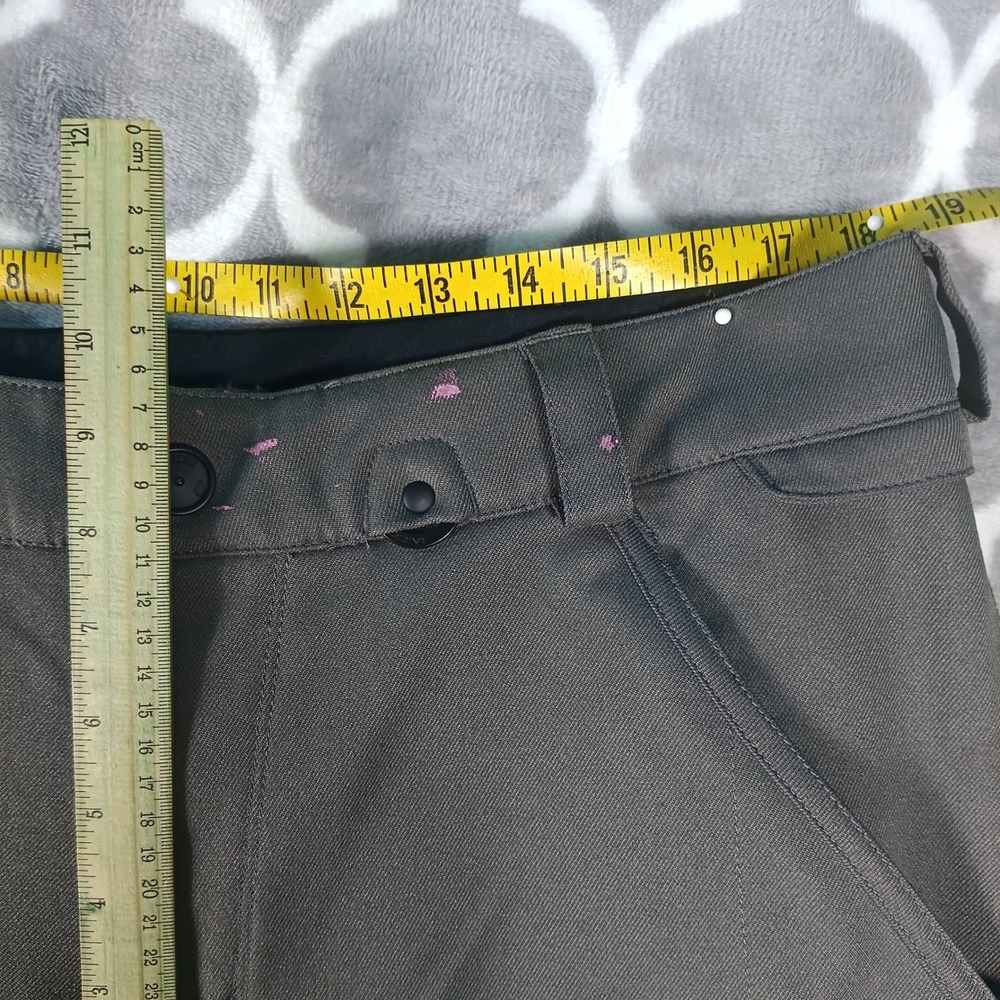 Volcom Snowboard Pants Men Large Dark Grey Modern Articulated 15K G1351709 - Picture 5 of 9